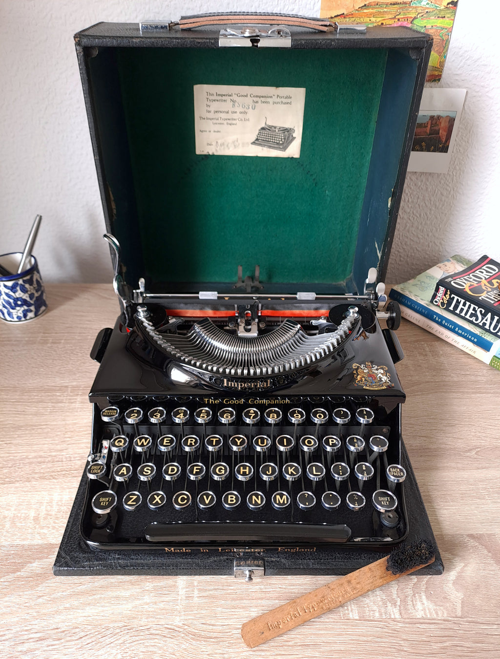 Imperial Good Companion Typewriter, New Platen