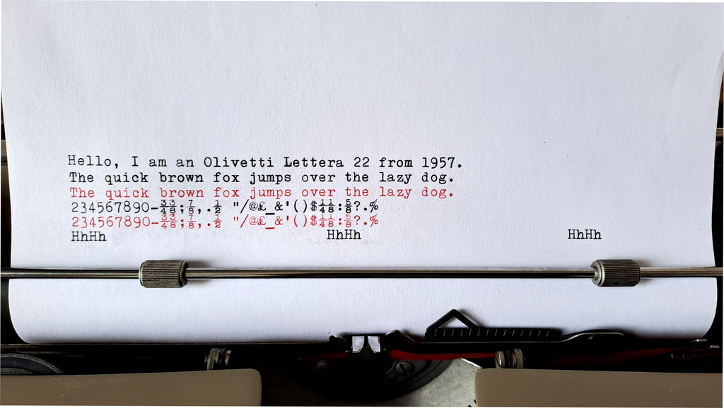 Olivetti Lettera 22 Typewriter