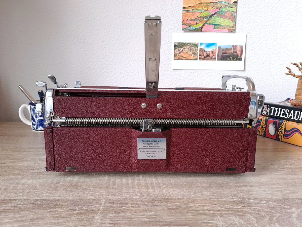 Maroon Olympia SM4 with New Platen