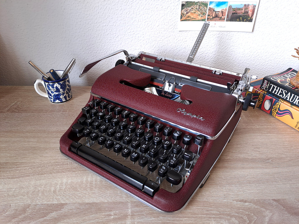 Maroon Olympia SM4 with New Platen