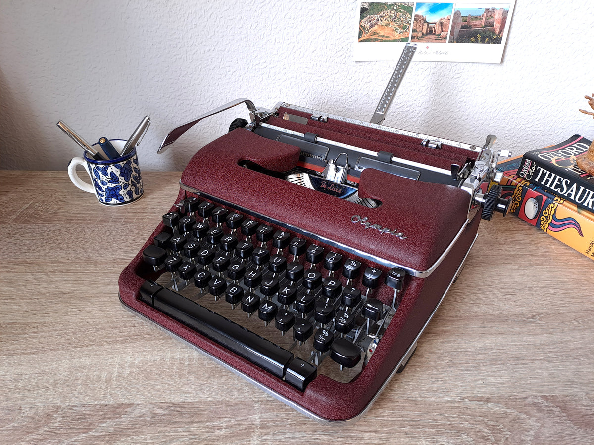 Maroon Olympia SM4 with New Platen