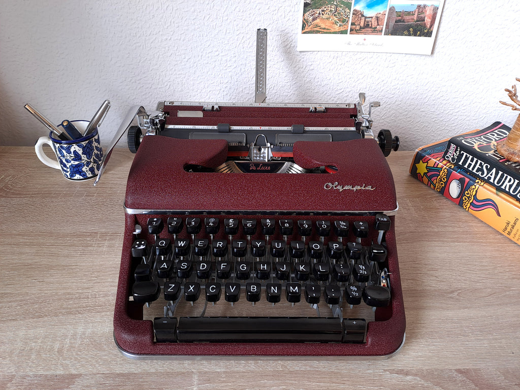 Maroon Olympia SM4 with New Platen