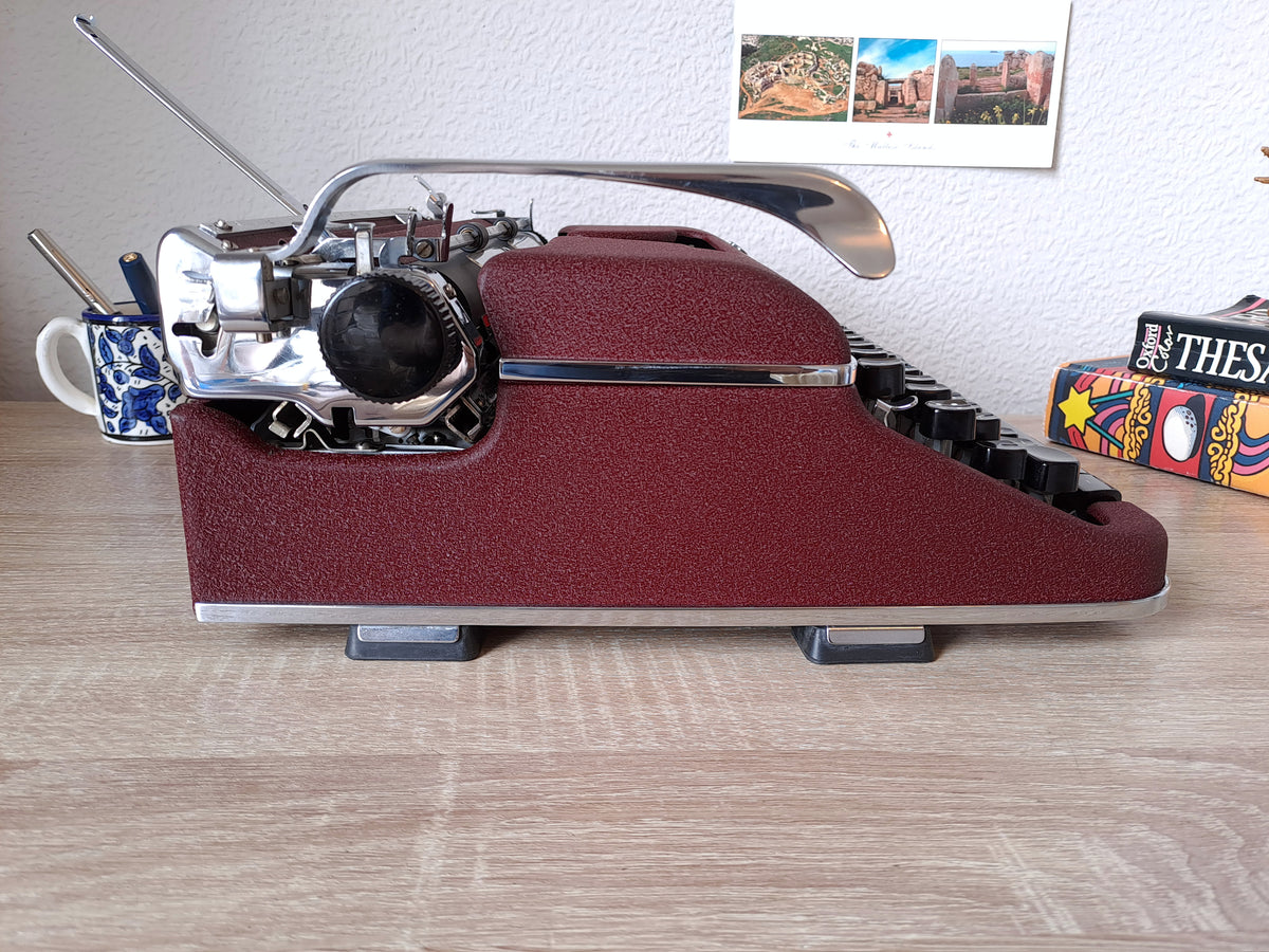 Maroon Olympia SM4 with New Platen