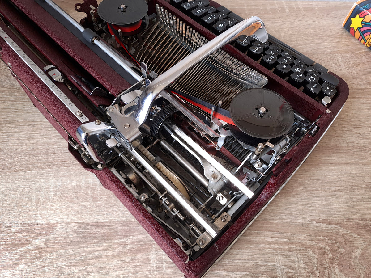 Maroon Olympia SM4 with New Platen