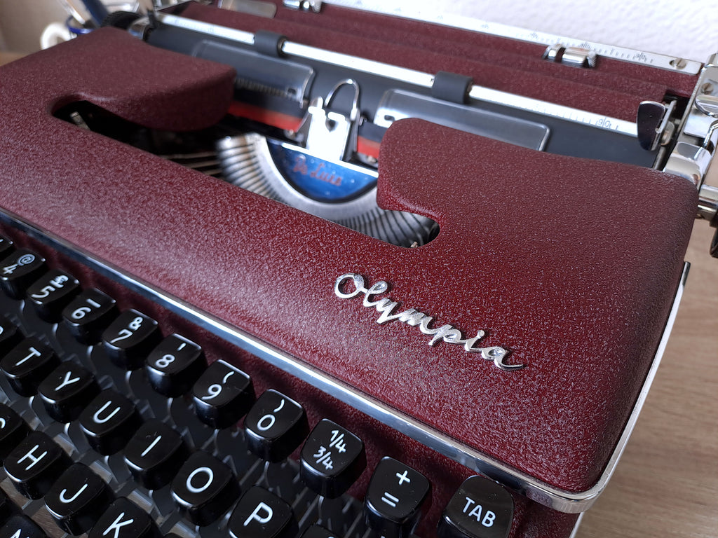 Maroon Olympia SM4 with New Platen