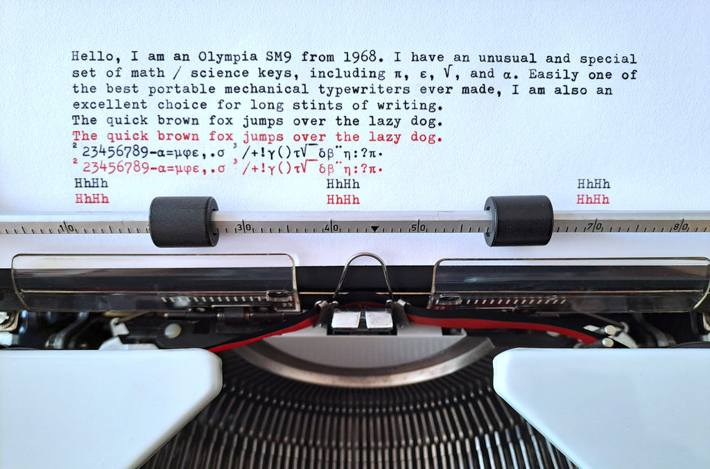 Math/Sciences Olympia SM9 Typewriter