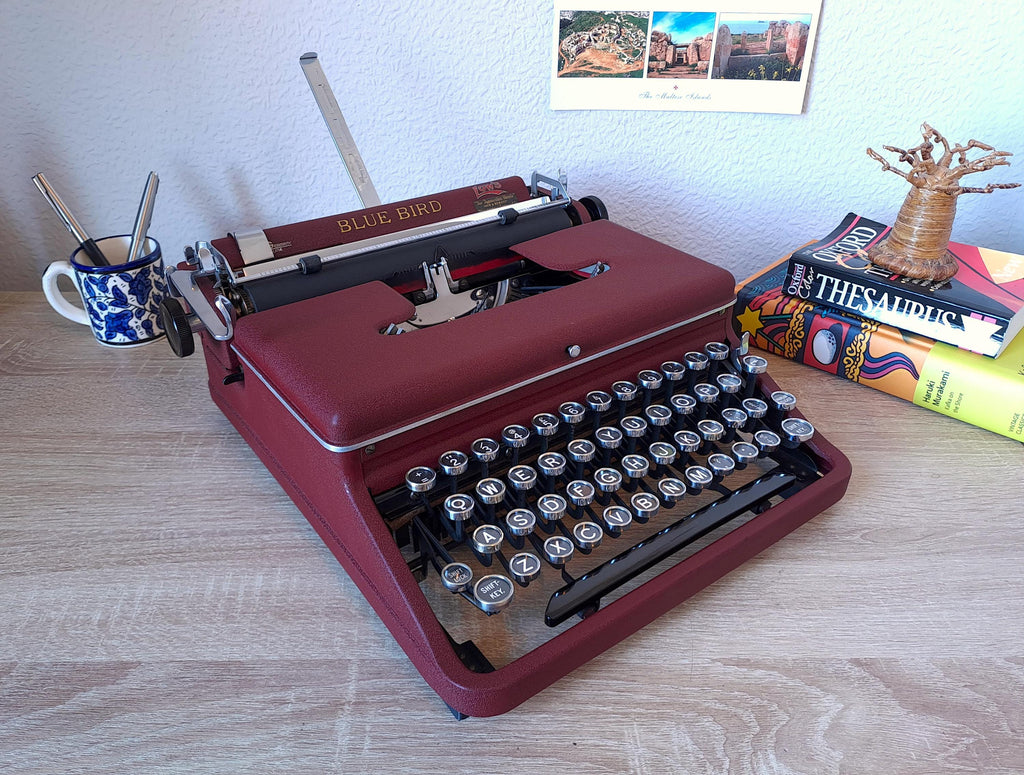 Blue Bird 18 Typewriter